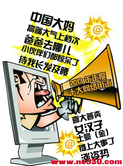 “2013十大网络用语”出炉：土豪、中国大妈入列.jpg