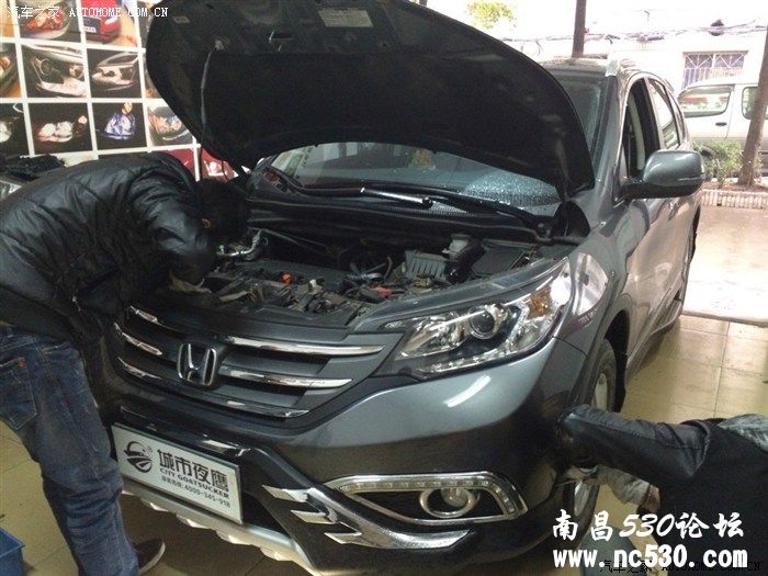 驾车1个多小时到长沙给VV改装小糸双光透镜