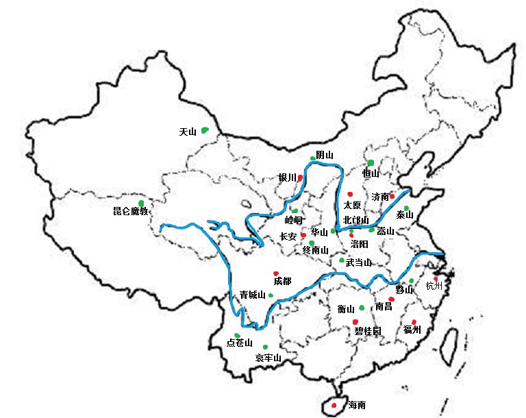 《武林八绝》中原势力地图